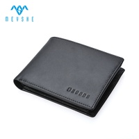 Dompet Kartu ID Kulit Asli Pria Anti RFID 3 Lipat dengan Penutup, Kapasitas Besar & Multifungsi