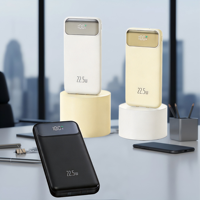 Power Bank Custom 10000mAh Pengisian Cepat dengan Kabel Terintegrasi