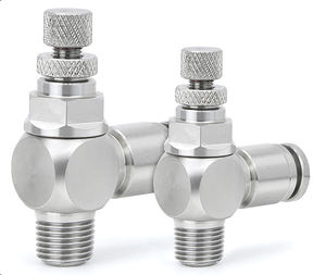 Raccordi Pneumatici Rapidi M5 1/8\" 1/4\" 3/8\" 1/2\" 4 6 8 10 12 14 16mm in Acciaio Inox SS304 Connettori Push-in per Aria - Product Image 4