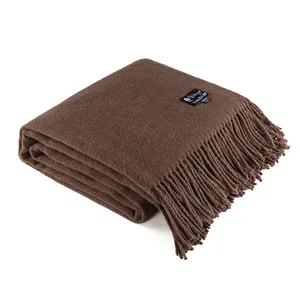 HengTai nuova coperta di lusso da 140*200CM coperte con nappina coperta di lana per la casa