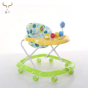 2018 Eenvoudige Baby Speelgoed Kind Leren Walker Met Muziek 8 Pu Wielen Baby Activiteit Wandelaar