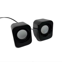 Altavoz Mini con Cable T-WOLF S10, Altavoz Pequeño para Computadora, Altavoz Portátil Económico, Altavoz USB con Audio de 3.5 mm para Computadora de Escritorio, Laptop, PC