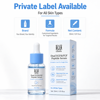 Soin de la peau coréen en marque privée, sérum EGF FGF Peptide pour la réparation des peaux fragiles et anti-âge, certifié GMP, 30 ml
