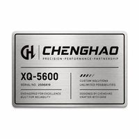Tarjetas de Visita Metálicas con Logotipo de Marca Personalizado al por Mayor, Placa de Identificación Grabada con Láser, Placa de Aluminio Impermeable