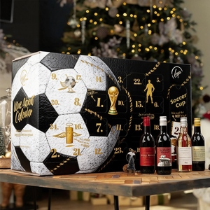 <span class=keywords><strong>Calendrier</strong></span> <span class=keywords><strong>de</strong></span> <span class=keywords><strong>l</strong></span>'<span class=keywords><strong>Avent</strong></span> personnalisé en carton pour spiritueux, vin et bière, avec impression d'é<span class=keywords><strong>l</strong></span>éments <span class=keywords><strong>de</strong></span> football et compte à rebours, emballage vide pour alcool - Product Image 2