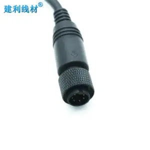 Kabel adaptor yang dapat disesuaikan 6Pin baru s-video perempuan ke 6Pin tahan air kabel adaptor laki-laki kabel koneksi sistem tampilan kendaraan