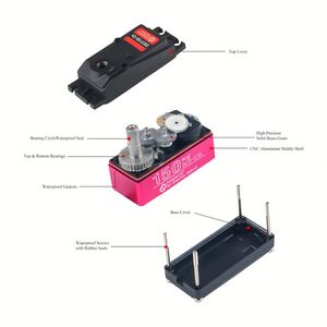 เซอร์โวหุ่นยนต์โลหะดิจิตอล 150 กก. 12V รุ่น DS51150 หมุนได้ 180/270 องศา กันน้ำ IP66 25T แขนแบบขึ้นรูปพิเศษ ผลิตในจีน อุปกรณ์เสริมโดรน - Product Image 5