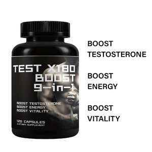 Booster de vitalité pour hommes 120 capsules - Formule 9-en-1 avec acide <span class=keywords><strong>D</strong></span>-Aspartique <span class=keywords><strong>et</strong></span> Fenugrec pour soutenir l'énergie, la force <span class=keywords><strong>et</strong></span> l'endurance - Product Image 5