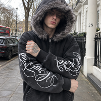 Sweat à capuche unisexe vintage délavé à l'acide avec logo imprimé numériquement par sublimation, 100 % coton, style streetwear, fermeture éclair, collection hiver OEM