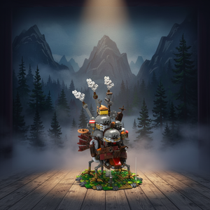 <span class=keywords><strong>Hayao</strong></span> <span class=keywords><strong>Miyazaki</strong></span> - Juguetes de Construcción Más Vendidos de Animación, Castillo Mágico en Movimiento, Juego de Bloques de Construcción de Plástico ABS, Juguete de Construcción - Product Image 3
