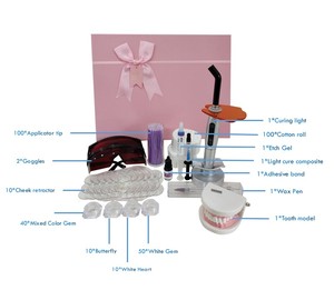 Kit de Joyería Dental Profesional de Marca Privada Personalizada, Caja de Uso Personal para Gemas Dentales, Grabado, Certificado CE ISO, Colorido - Product Image 4