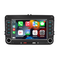 Autoradio 2DIN avec écran tactile HD de 7 pouces, Carplay, Android Auto, TF, BT, USB, FM, mains libres, caméra de recul, lien miroir