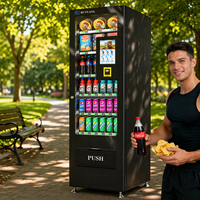Distributeur automatique de snacks et de boissons intelligent RUNYANG pour l'extérieur, avec SDK, code QR, écran tactile et surveillance à distance