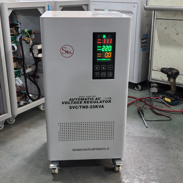 Tnd Series 20 Kva Single Phase Automatic Ac Servo Voltage Stabilizer / Regulator Svc 90% Efficiency