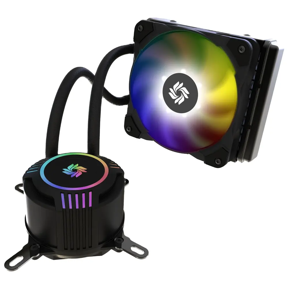 120mm fan water-cooled radiator super cooling head powerful pump RGB fan support intel /ADM