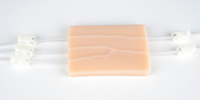 Modèle de ponction veineuse en silicone avec reflux, coussin d'entraînement à l'injection IV pour étudiants en soins infirmiers