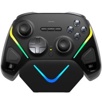 EasySMX D10 Nuevo Gamepad para PC, Joystick TMR, Gatillos de Corte Dual, Base de Carga Inteligente con Inicio/Parada, Inalámbrico 2.4G, Tipo-C para PC