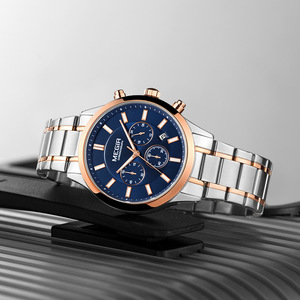 <span class=keywords><strong>Montre</strong></span> à quartz pour <span class=keywords><strong>homme</strong></span> <span class=keywords><strong>MEGIR</strong></span> 2150G, design populaire, <span class=keywords><strong>prix</strong></span> bas, bracelet en acier inoxydable, stock original, prête à être expédiée. - Product Image 2