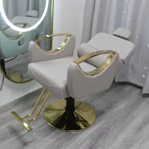 Modern Beauty Hairdressing Barber Hair Salon Furniture Factory Supply Luxury Recline Style Barber Chair