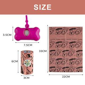 Factory Direct Biodegradable Basics Scent Dog <b>Poop</b> <b>Bags</b> Pet Waste <b>Bag</b> with <b>Dispenser</b> - Product Image 5