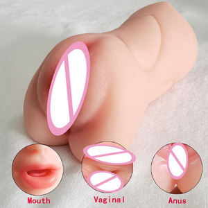 Dubbele Kopnaam Huidskleurversie Van Vagina Mannen Met Omgekeerde Schimmel Grensoverschrijdend Groothandel Volwassen Speelgoed Mannelijke Masturbatie - Product Image 4