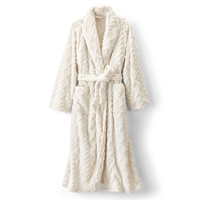 Vêtements de nuit personnalisés OEM ODM pour femmes, thermiques, super doux, manches longues, longueur totale, viscose/polyester, personnalisables, pyjamas, robes de chambre