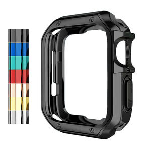 Custodia Protettiva in Silicone Elettroplaccato TPU per Apple <span class=keywords><strong>Watch</strong></span> 10 <span class=keywords><strong>Ultra</strong></span> <span class=keywords><strong>8</strong></span> 4 5 6 7, Cover Bumper per Iwatch 38 40 42 44 41 46 - Product Image 5