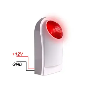 Für GSM Smart Home Security Diebstahls icherung Aystem High Decibel Sound Alarm 12V Wired Strobe Sirene