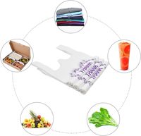 Sacs gilet jetables biodégradables en PE – Durables, légers, avec poignées, personnalisables avec logo, pour supermarchés et commerces de détail