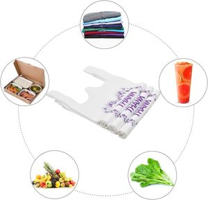 Sacs gilet jetables biodégradables en PE – Durables, légers, avec poignées, personnalisables avec logo, pour supermarchés et commerces de détail - Product Image 5