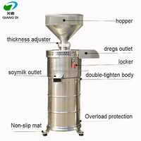 Extracteur de meulage commercial de lait de tofu de soja de saveur d'acier inoxydable faisant la machine