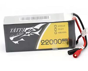 TATTU 22000mAh 22.2V 6S 25C batteria LiPO per grande carico multirotore FPV Drone Hexacopter Octocopter - Product Image 1