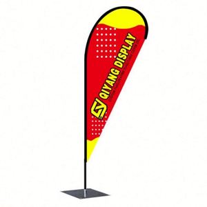 ธงตกแต่งแบบใบมีดสำหรับโปรโมชั่น รูปทรงหยดน้ำ สำหรับชายหาด - Product Image 5