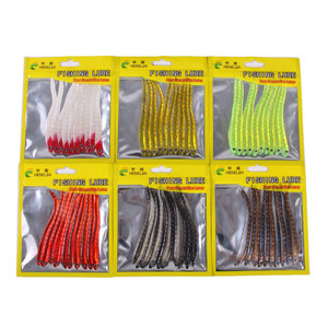 हेंगजिया थोक लंबे मिट्टी 1.7g-9 सेमी नरम मछली पकड़ने का लवण 10 pcs/बैग नरम स्नान - Product Image 2