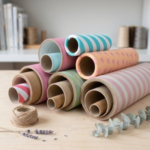 Durable 73x3.5x180mm Cardboard Yarn Tube Excellent Straightness For Continuous POY Winding Operation Top Sourcing - Product Image 1