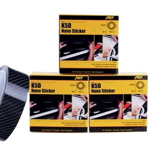 Autocollant en fibre de carbone <span class=keywords><strong>K5D</strong></span> Nano Tape pour la protection des zones de marches de voiture Protection des bords de porte - Product Image 1