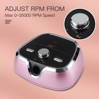 Perceuse à ongles électrique SML 35000 tr/min SML M3 avec pédale, modes main et pied, machine de manucure et pédicure pour nail art