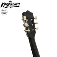 Guitare classique pleine taille avec corps en tilleul, touche teintée, cordes en acier, idéale pour les débutants, les étudiants et la pratique