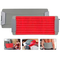 Lampe de luminothérapie rouge flexible 660nm 850nm 2 en 1, panneau LED de bureau pour le soin de la peau du visage, du cou et du corps, utilisation à domicile
