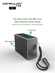 KONFULON 2024 Productos promocionales Mini altavoz inalámbrico portátil de estilo clásico para la reproducción de música al aire libre y en el hogar - Product Image 2