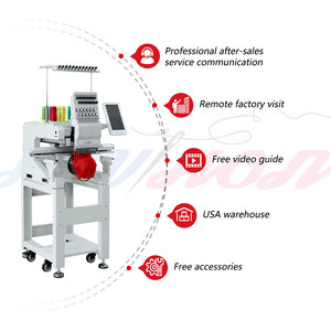 Máquina de Bordar 3D para Fabricantes de Camisetas en Tailandia, Máquina de Bordar Computarizada de Una Cabeza de Alta Calidad <span class=keywords><strong>HSW</strong></span> - Product Image 2