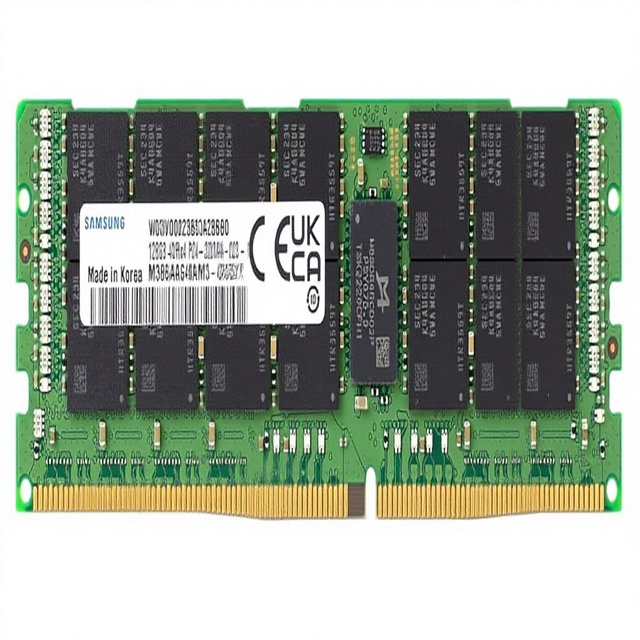 Sam 128GB DDR4 3200MHz PC4-25600 ECC LRDIMM 4Rx4 Quad Rank 1.2V Load Reduced DIMM 288-Pin Server RAM Memory M386AAG40AM3-CWE