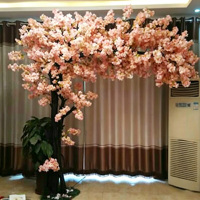 El fabricante suministra un árbol realista personalizable y extensible para la decoración de escaparates de floristerías - Árbol de cerezo.