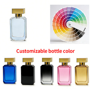 Botellas de Perfume de Vidrio Vacías Rectangulares Doradas de Lujo Personalizadas de 30 ml, 50 ml y 100 ml con Caja de Empaque - Product Image 4