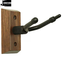 Jingying 2026 Factory North American Black Walnut/Beech Wood Base Wall Mount Violin Hooks String Instrument Parts&Accessories