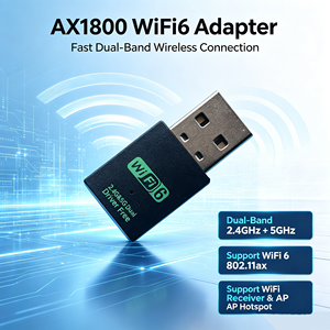 IFA01 มินิไวไฟไร้สาย WiFi 6 AX1800 ไดรเวอร์ฟรี ตัวรับสัญญาณ Wi-Fi แบบ USB ในตัว อะแดปเตอร์ BT 5.4 การ์ดเชื่อมต่อเครือข่าย - Product Image 5