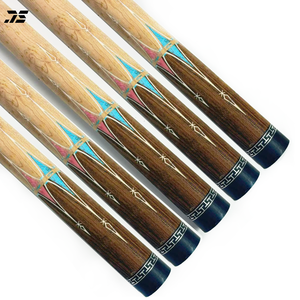 Taco <span class=keywords><strong>de</strong></span> Billar JS con Diseño <span class=keywords><strong>de</strong></span> Patrón Acrílico en Blanco, Azul y Rosa con Incrustaciones <span class=keywords><strong>de</strong></span> <span class=keywords><strong>Arce</strong></span> <span class=keywords><strong>Ojo</strong></span> <span class=keywords><strong>de</strong></span> Pájaro - Product Image 3