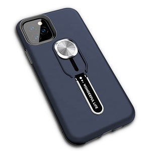 2019 Nuovi Prodotti di PC + TPU Antiurto Cassa Del Telefono per Il Iphone Caso di 11 Con Anello di Metallo Cavalletto - Product Image 5