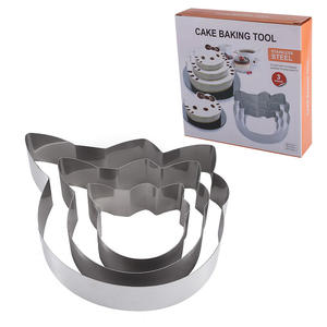 Acero inoxidable 3 tamaños Moldeado <span class=keywords><strong>de</strong></span> alimentos Anillos <span class=keywords><strong>de</strong></span> pastel Moldeado Mousse Anillos <span class=keywords><strong>de</strong></span> pastel Molde <span class=keywords><strong>de</strong></span> mousse Molde <span class=keywords><strong>de</strong></span> pastel - Product Image 5