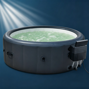 Jacuzzi Inflable Premium para 6 Personas - Logotipo y Color Personalizables - Spa de Calentamiento Rápido y Eficiente Energéticamente - Product Image 1